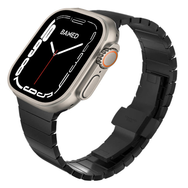 Link Bracelet Apple Watch Band - Black
