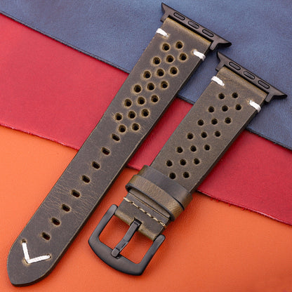 Old Leather Strap for Apple Watch